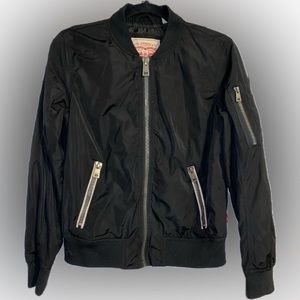 Black levi’s bomber jacket